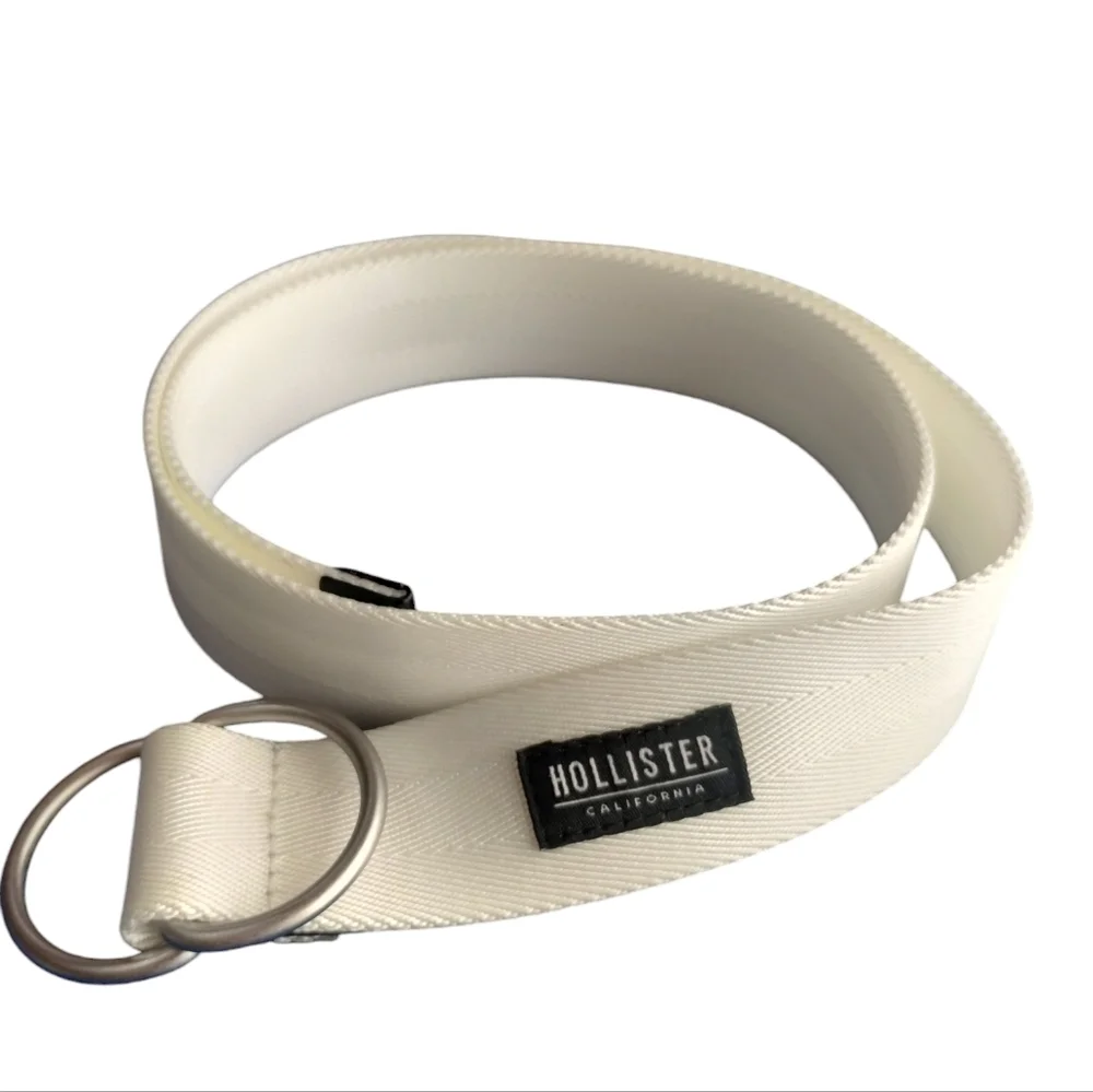 Hollister Double D- Ring Buckle‎ Strap Belt M/L Streetwear, Grungecore Gothcore
